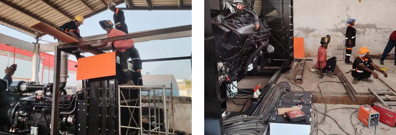 Instalación de generadores de la serie Cummins