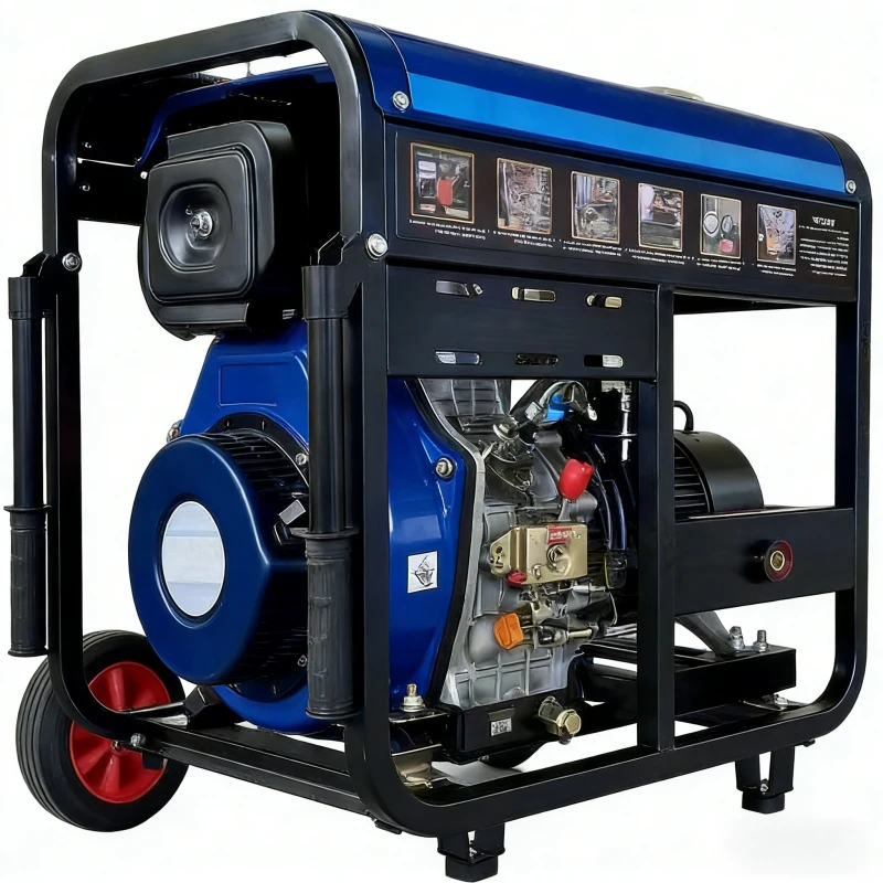 M&aacute;quina de soldar di&eacute;sel 8KW 250A